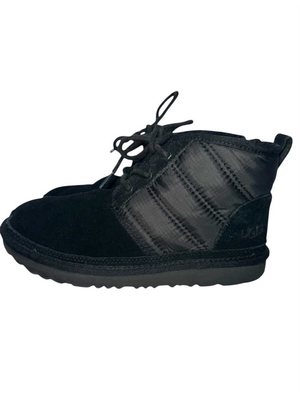 UGG Women’s Black Suede Lace-Up Ankle Neumel II Chukka Boots- Size 6